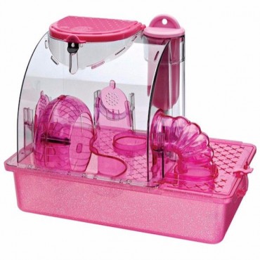 Pink Princess Hamster Cage Small