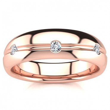 Adrian Diamond Ring - Rose Gold