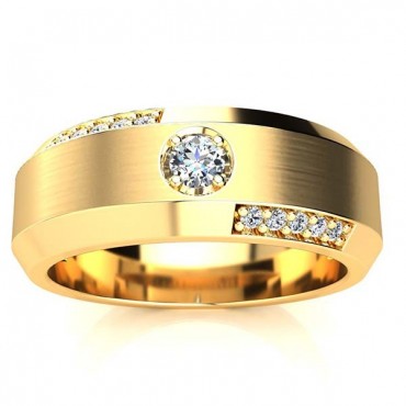Albert Diamond Ring - Yellow Gold
