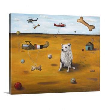 A Dogs Dream Wall Art - Canvas - Gallery Wrap