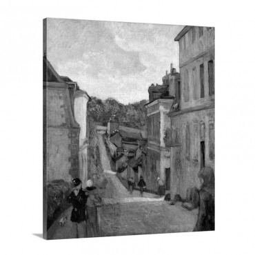 A Suburban Street 1884 Wall Art - Canvas - Gallery Wrap