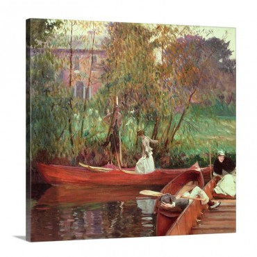 A Boating Party Wall Art - Canvas - Gallery Wrap