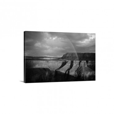 A rainbow arches over the Grand Canyon Wall Art - Canvas - Gallery Wrap