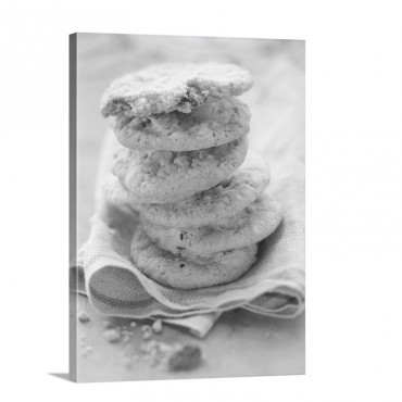 A Stack Of Cranberry Cookies Wall Art - Canvas - Gallery Wrap