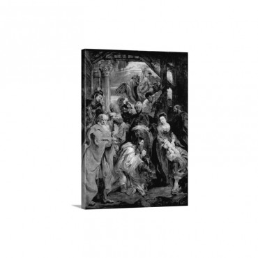 Adoration Of The Magi 1624 Wall Art - Canvas - Gallery Wrap