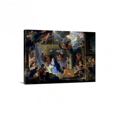 Adoration Of The Shepherds 1689 Wall Art - Canvas - Gallery Wrap