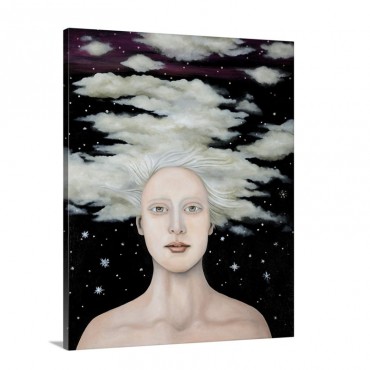 Albino Snow Wall Art - Canvas - Gallery Wrap