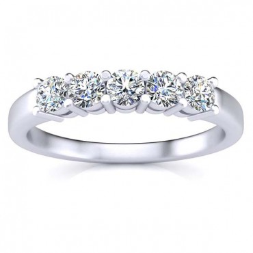 Alisa Diamond Ring - White Gold