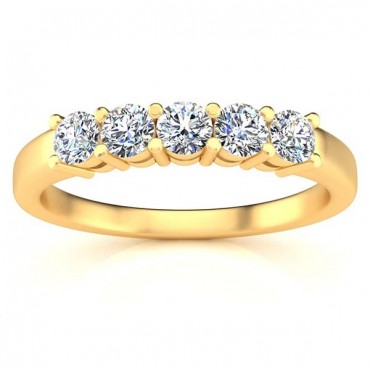 Alisa Diamond Ring - Yellow Gold