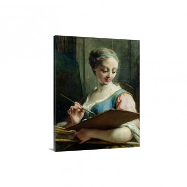 Allegory Of Painting Wall Art - Canvas - Gallery wrap