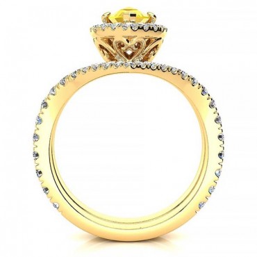 Anna Citrine Ring - Yellow Gold