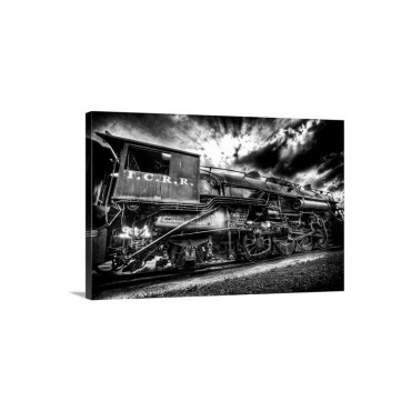 An Old locomotive Engine Wall Art - Canvas - Gallery Wrap