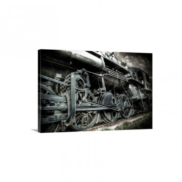 An Old Locomotive Train Wall Art - Canvas - Gallery Wrap