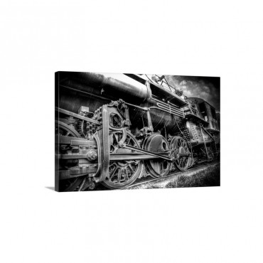 An Old Locomotive Train Wall Art - Canvas - Gallery Wrap