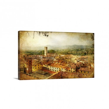 Ancient Town Of Lucca Tuscany Wall Art - Canvas - Gallery Wrap