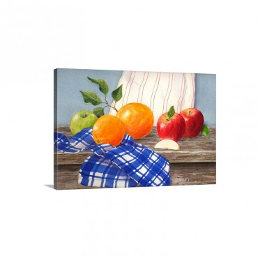 Apples To Oranges Wall Art - Canvas - Gallery Wrap