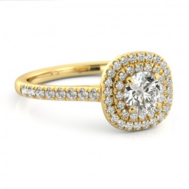 April Diamond Ring - Yellow Gold