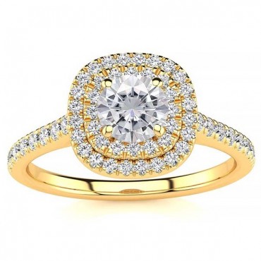 April Diamond Ring - Yellow Gold
