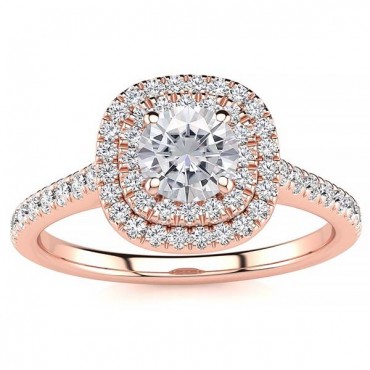 April Diamond Ring - Rose Gold