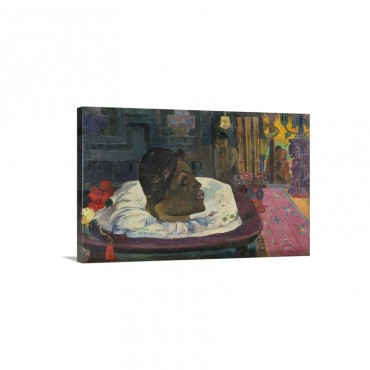Arii Matambe The Royal End 1892 French Post Impressionist Painting Wall Art - Canvas - Gallery Wrap