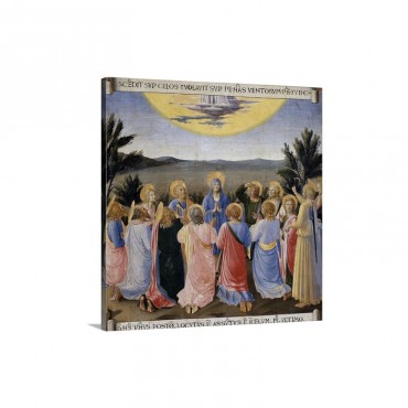 Ascension Of Jesus Christ From The Armadio Degli Argenti Painting Series By Fra Angelico Wall Art - Canvas - Gallery Wrap