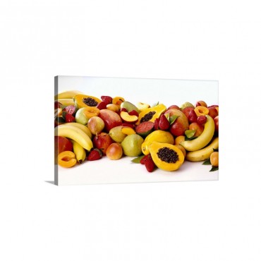 Assortment Of Tropical fruit Wall Art - Canvas - Gallery Wrap