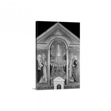 Assumption Of The Four Saints Painting By Vecchietta Wall Art - Canvas - Gallery Wrap