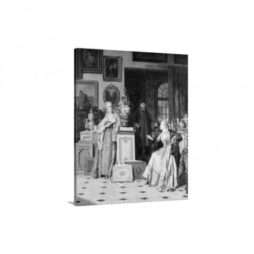 At The Art Dealer's Shop By Jean Carolus Wall Art - Canvas - Gallery Wrap