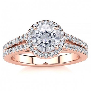 Ayala Diamond Ring - Rose Gold