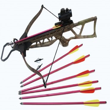 Mk-180 Camo Crossbow Red / Green Dot Scope Package