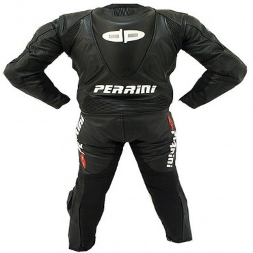 Perrini's Fusion Motorcycle Racing Suit Leather Suit