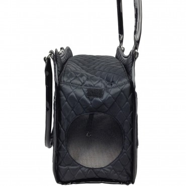 Exquisite' Handbag Fashion Pet Carrier - Black 