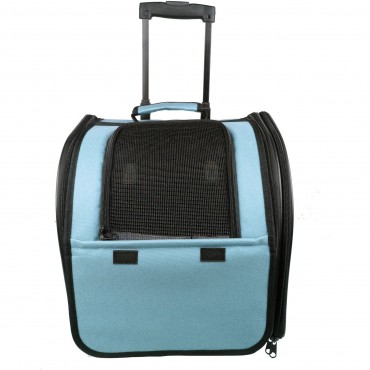 Wheeled Airline Approved Travel Pet Carrier - Blue 