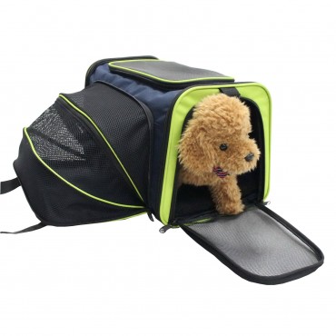 Pet Life Roomeo Folding Collapsible Airline Approved Pet Dog Carrier Crate