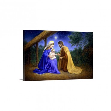 Baby Jesus Wall Art - Canvas - Gallery Wrap