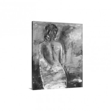 Back Of Lady Wall Art - Canvas - Gallery Wrap