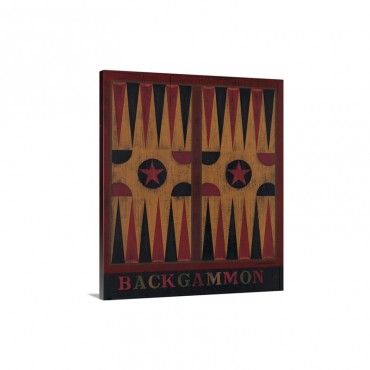 Backgammon Wall Art - Canvas - Gallery Wrap