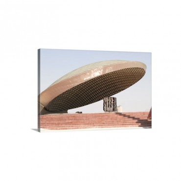 Baghdad Iraq A Great Dome Sits At 12 Degrees Over The Monument To The Unknown Soldier Wall Art - Canvas - Gallery Wrap