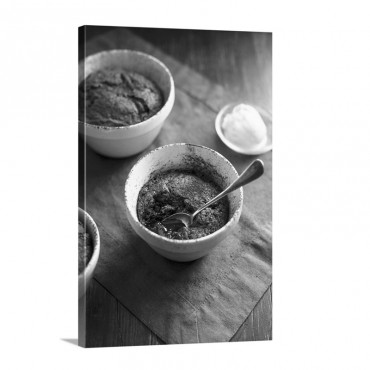 Baked Chocolate Pudding England Wall Art - Canvas - Gallery Wrap