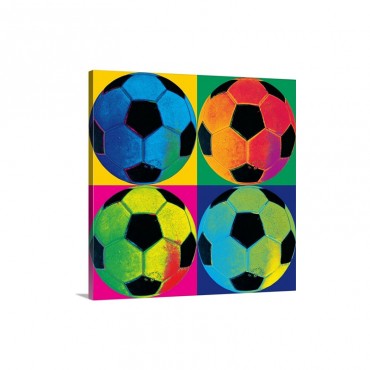 Ball Four Soccer Wall Art - Canvas - Gallery Wrap