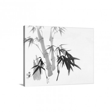 Bamboo Painting Wall Art - Canvas - Gallery Wrap
