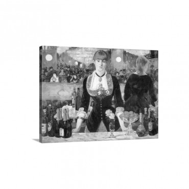 Bar At The Folies Bergere Wall Art - Canvas - Gallery Wrap