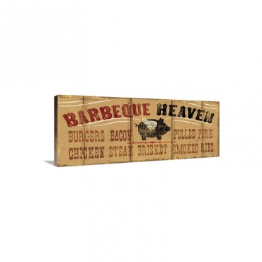 Barbeque Heaven Wall Art - Canvas - Gallery Wrap