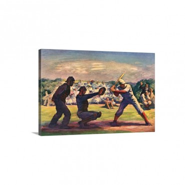 Baseball Game Wall Art - Canvas - Gallery Wrap