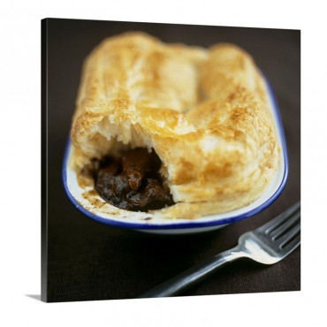 Beef And Ale Pie Wall Art - Canvas - Gallery Wrap