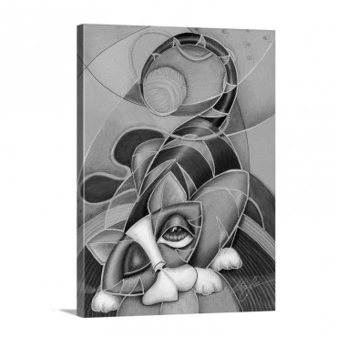 Beezy Bot Kitty Wall Art - Canvas - Gallery Wrap