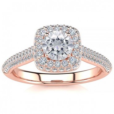 Bella Diamond Ring - Rose Gold