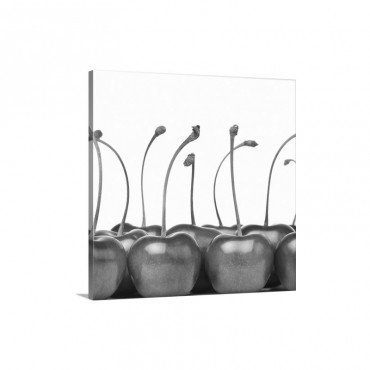 Big Ripe And Red Cherries Wall Art - Canvas - Gallery Wrap