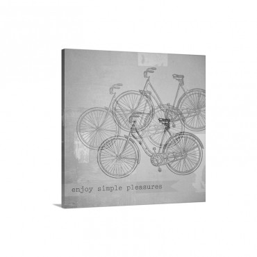Bikes 1 Wall Art - Canvas - Gallery Wrap