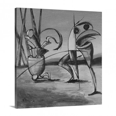 Black Bird Wall Art - Canvas - Gallery Wrap